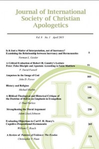 Journal of the International Society of Christian Apologetics