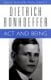 Bonhoeffer: Act and Being